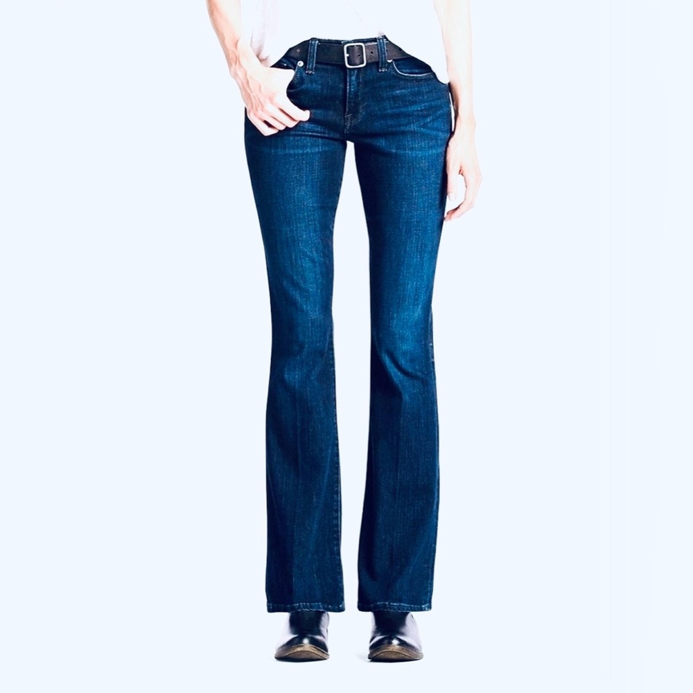 LUCKY BRAND Sofia Boot Cut. Mid-Rise Jeans, Size: 27 (4), Dark Blue, NWOT CL-10
